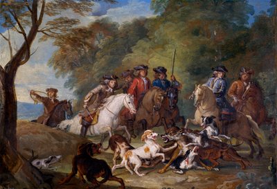 Studie for Ulvejakten av Alexandre Francois Desportes