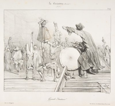 Flotte hoppere!, fra La Caricature, 1823-60. av Alexandre Gabriel Decamps