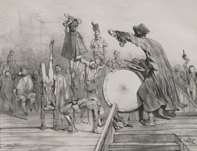 Stor tumbler!, 1830-1831. av Alexandre Gabriel Decamps