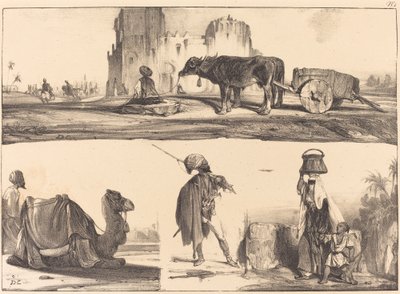 Orientalske vignetter av Alexandre Gabriel Decamps