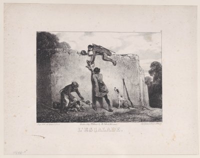 The Climb, fra serien Hunting Scenes, 1829. av Alexandre Gabriel Decamps