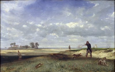 Jakten, 1847 av Alexandre Gabriel Decamps