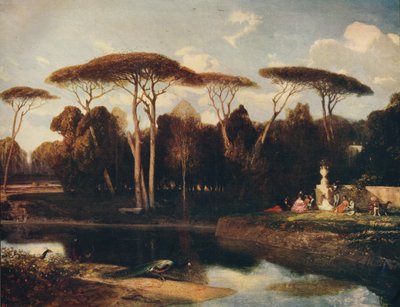 Villa Doria - Panfili, Roma, 1838-1839, c1915 av Alexandre Gabriel Decamps