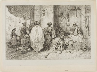 Tyrkisk vakthus av Alexandre Gabriel Decamps