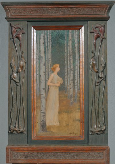 En kvinne som går forbi (maleri på lerret) av Alexandre Seon