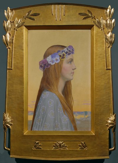 La Pensee - Tanke (maleri på lerret) av Alexandre Seon