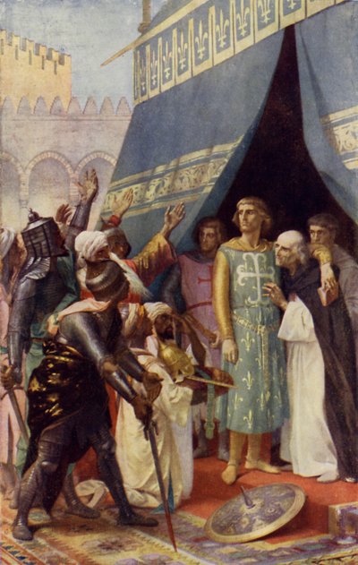 St. Louis en fange i saracenernes hender av after Alexandre Cabanel