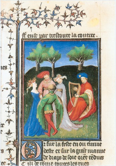 Romanen om Athis og Profilias eller beleiringen av Athen, tidlig på 1400-tallet (pergament) av Alexandre de Bernay