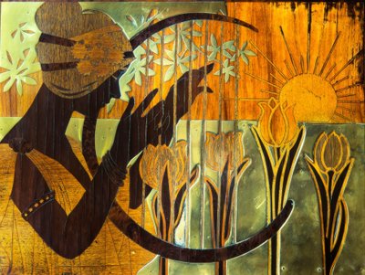 Marquetry. Sirkel av Lyceum. Barcelona. av Alexandre de Riquer