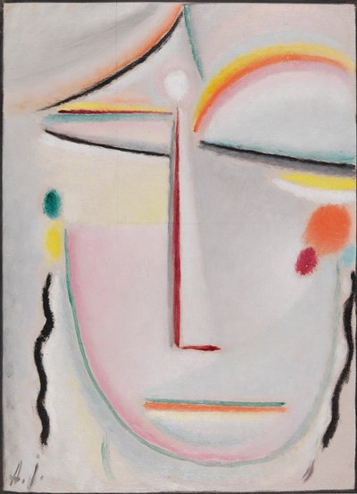Abstrakt hode: Enlightenment II, 1919. av Alexei Javlensky von