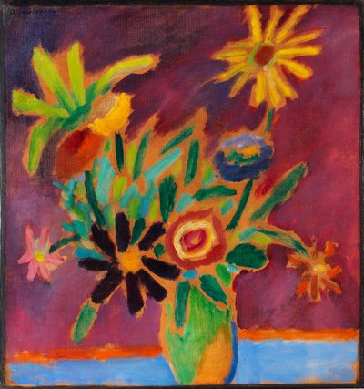 Fargerike blomster, 1915. av Alexei Javlensky von