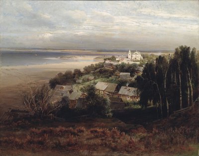 Cave Monastery of the Ascension of Jesus, nær Nizhny Novgorod av Alexei Kondratjewitsch Sawrassow