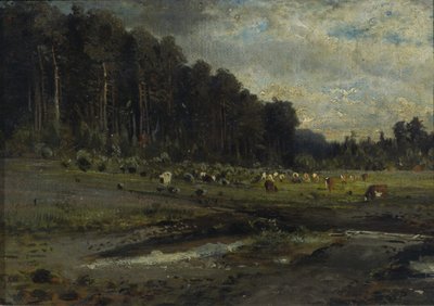 Elk Island og Sokolniki, 1869. av Alexei Kondratyevich Savrasov