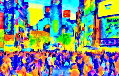 Fabrikk, 2020 (blandet media) av Alexei Makhov