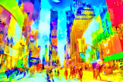 Flytende lys, 2020 (blandet media) av Alexei Makhov