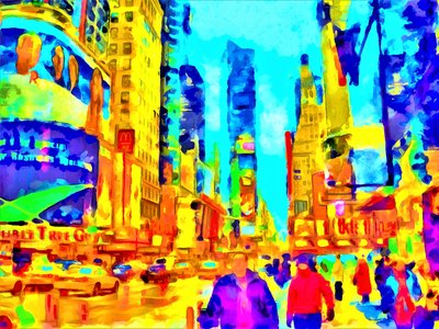 Lys og skygge, 2020 (blandet media) av Alexei Makhov