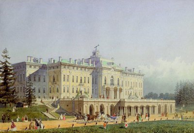 Konstantinpalasset i Strelna, 1847. av Alexei Maximovich Gornostayev