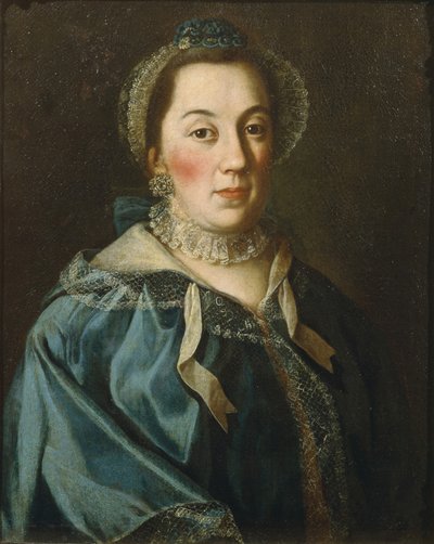 Portrett av grevinne Yelizaveta Franzevna Buturliina, 1763 av Alexei Petrovich Antropov