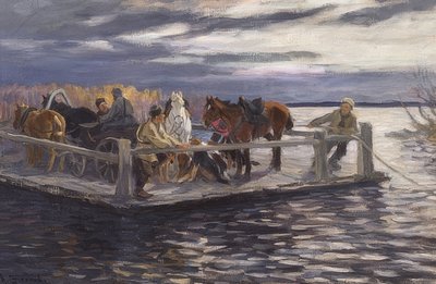 En ferge av Alexei Steipanovitch Stepanov
