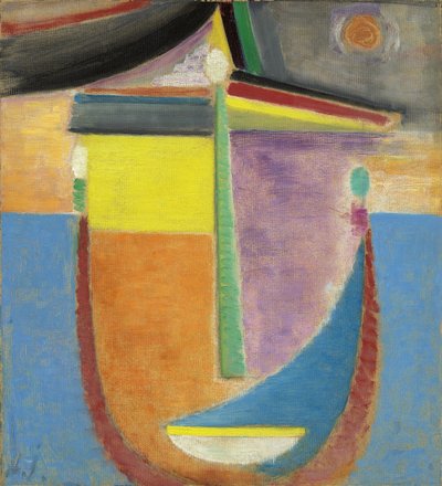Abstrakt hode: komposisjon, 1924 av Alexej von Jawlensky