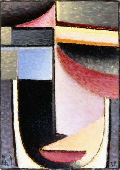 Abstrakt Head: The Chalice Passed Me, 1929 av Alexej von Jawlensky