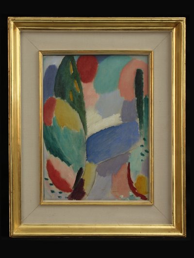 Blue Street, 1916 av Alexej von Jawlensky