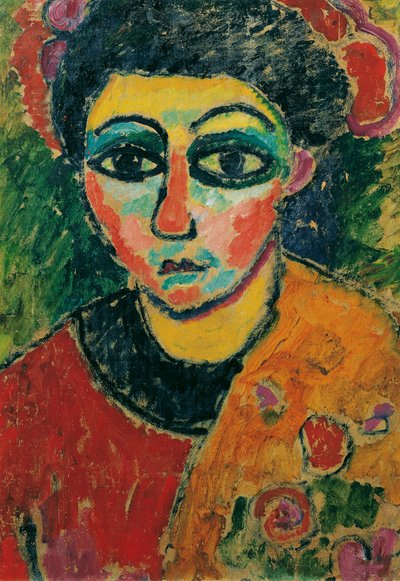 portrett av en dame av Alexej von Jawlensky