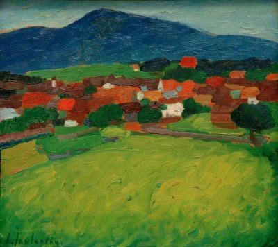 landsbyen Murnau av Alexej von Jawlensky