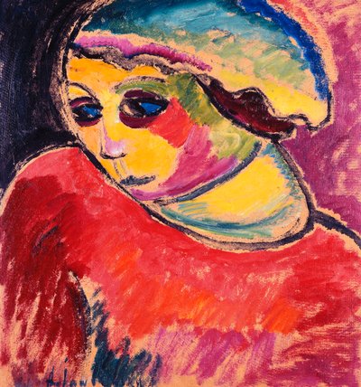 grønn panser; Grønn panser, 1911 av Alexej von Jawlensky
