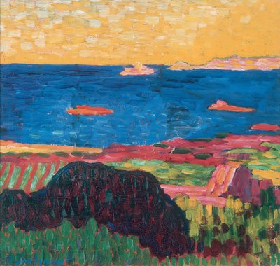 Kysten ved Carantec av Alexej von Jawlensky