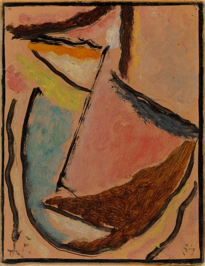 Meditasjon, lite abstrakt hode, 1934 av Alexej von Jawlensky