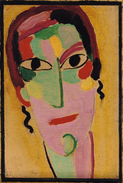 Mystical Head: Completely Awake, ca. 1917 av Alexej von Jawlensky