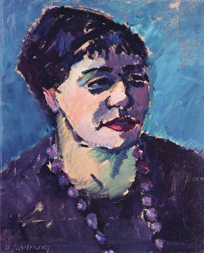 Portrett av fru Epstein (olje på papp) av Alexej von Jawlensky
