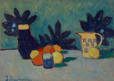 Stilleben med frukt av Alexej von Jawlensky