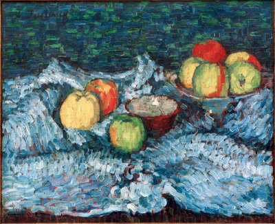 Stilleben med epler, rundt 1905 av Alexej von Jawlensky