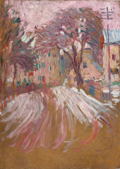 Gate om vinteren av Alexej von Jawlensky
