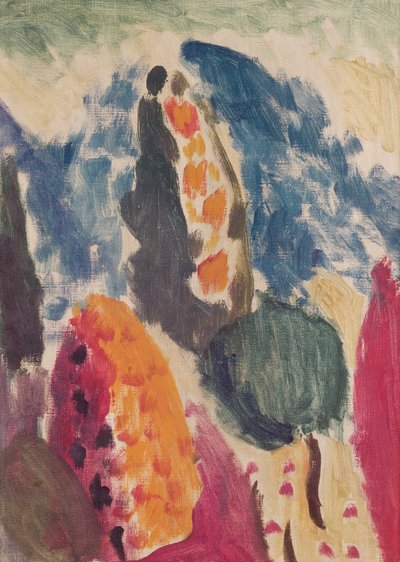 Variasjon IV, 1916 av Alexej von Jawlensky