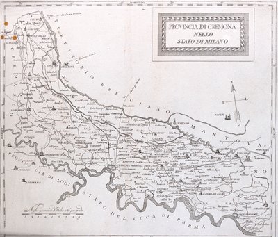 Cremona, Lodi, Mantua, Parma und Brescia, Italien - von A von Alexis-Hubert Jaillot