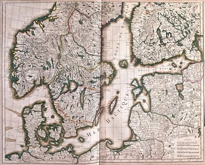 Norwegen, Dänemark, Finnland und die Ostsee von Alexis-Hubert Jaillot