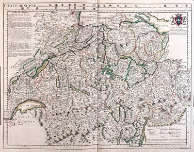 Schweiz von Alexis-Hubert Jaillot