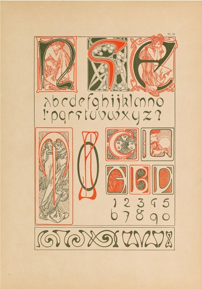 Dekorative dokumenter, 1902. av Alfons Marie Mucha