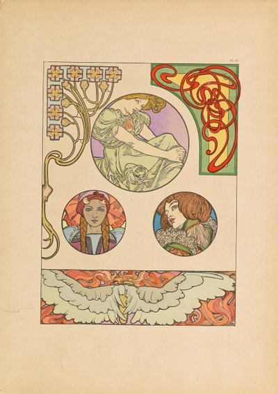 Dekorative dokumenter, 1902. av Alfons Marie Mucha