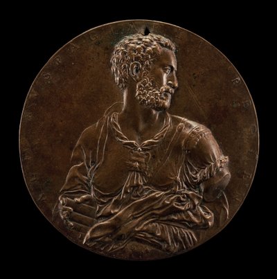 Selvportrett, slutten av 1500-tallet. av Alfonso Ruspagiari