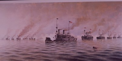 Spansk-amerikansk krig 1898, slaget ved Manila Bay av Alfonso Sanz