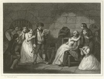 De dømtes kall (gravering) av Alfred (after) Johannot