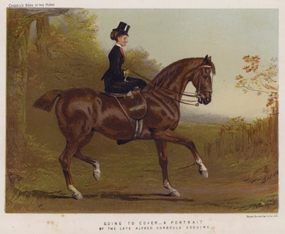 Skal til cover (farge litho) av Alfred Chantrey Corbould