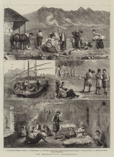 Den hercegovinske opprøret av Alfred Chantrey Corbould