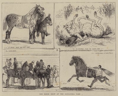 Hesteshowet i Alexandraparken av Alfred Chantrey Corbould