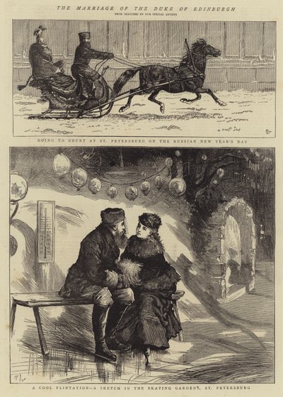 Ekteskapet til hertugen av Edinburgh av Alfred Chantrey Corbould