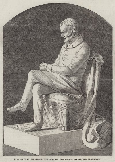 Statuett av Hans nåde, hertugen av Wellington av Alfred Crowquill